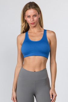 Women's Macrame Cut Out Activewear Sports Bra style 3