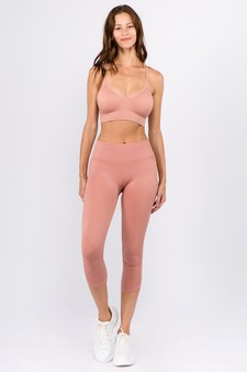 Women's High Rise Cinched Ankle Activewear Set style 3