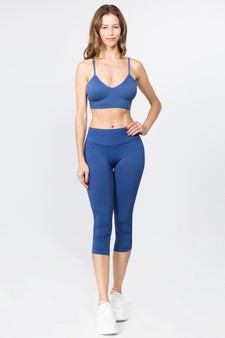 Women's High Rise Cinched Ankle Activewear Set style 3