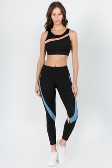 Women's Striped Activewear Set style 3