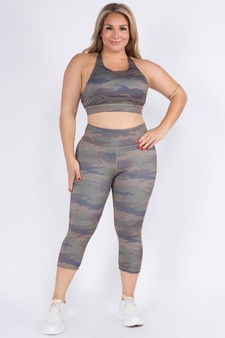 Women's Camouflage Activewear Sports Bra style 4