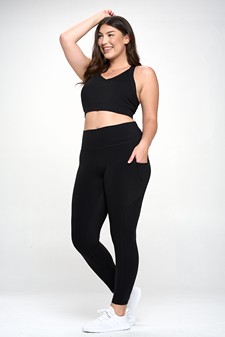 Women's Buttery Soft Sports Bra and Legging Activewear Set style 2