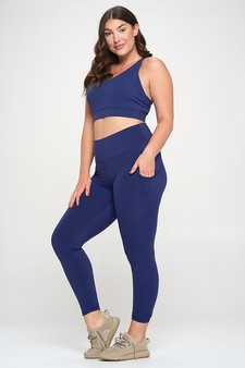 Women's Buttery Soft Sports Bra and Legging Activewear Set style 2