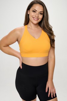 Women’s Full Coverage Buttery Soft Activewear Sports Bra (XL only) style 4