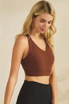 Women’s Full Coverage Buttery Soft Activewear Sports Bra (XL only) style 3