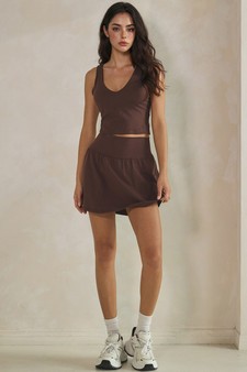 ETA 05/28/26 - Buttery Soft Activewear Top & Skort Set style 5