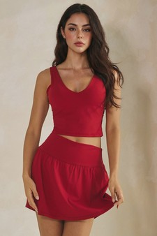 ETA 05/28/26 - Buttery Soft Activewear Top & Skort Set style 4