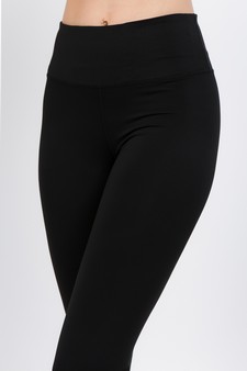 Women's Capri Activewear Leggings w/ Hidden Waistband Pocket (Small only) style 4