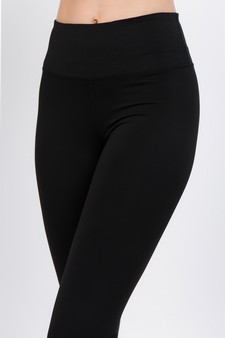 Women's Capri Activewear Leggings w/ Hidden Waistband Pocket style 6