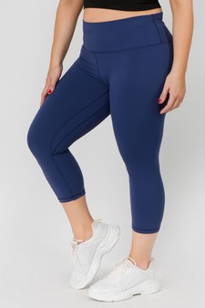 Women's Buttery Soft Capri Activewear Leggings style 2