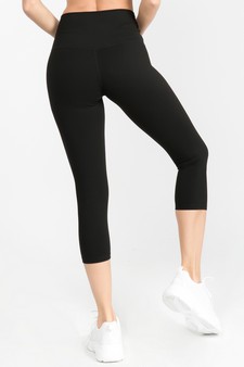 Women's Buttery Soft Capri Activewear Leggings (Medium only) style 3