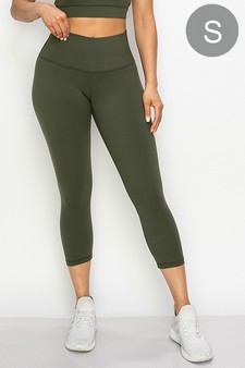 Women's Buttery Soft Capri Activewear Leggings (Small only)