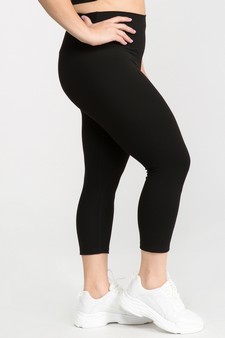 Women's Buttery Soft Capri Activewear Leggings (XXL only) style 2