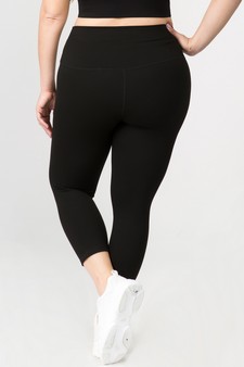 Women's Buttery Soft Capri Activewear Leggings (XXL only) style 3