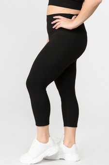 Women's Buttery Soft Capri Activewear Leggings (XXXL only) style 2