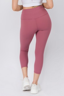 Women's Buttery Soft Capri Activewear Leggings style 3