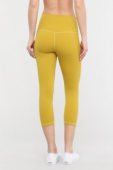 Women's Buttery Soft Capri Activewear Leggings style 3