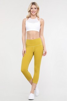 Women's Buttery Soft Capri Activewear Leggings style 7