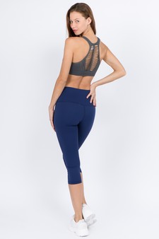 Women's Buttery Soft Capri Activewear Leggings style 4