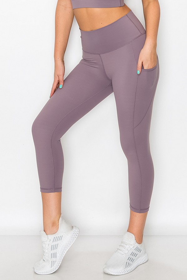 Capri Leggings for Women with Pockets, Extra Buttery Soft for