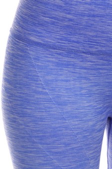 Dip Dye Ombre Athletic Capri Leggings w/High Waist Band (Medium only) style 4