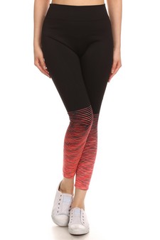 Women's Ombre Stripe Activewear Pants style 2