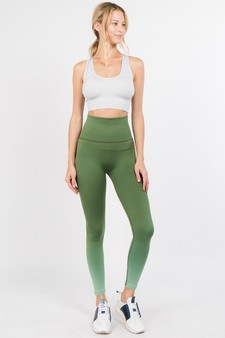 Women's Dip Dye High Rise Activewear Leggings style 6