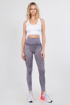 Women's High Waist Acid Wash Activewear Leggings style 7