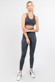 Women's High Waist Acid Wash Activewear Leggings style 6