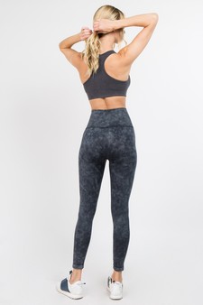 Women's High Waist Acid Wash Activewear Leggings style 7