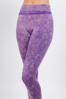 Women's High Waist Acid Wash Activewear Leggings style 6