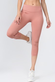 Women's High Rise Cinched Ankle Seamless Activewear Leggings style 2