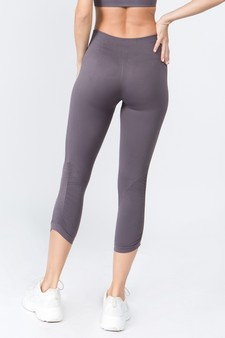 Women's High Rise Cinched Ankle Seamless Activewear Leggings style 3