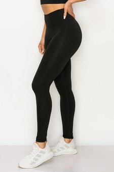 Women's Active Wear Leggings w/ Hidden Waistband Pocket style 2