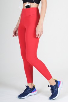 Women's Active Wear Leggings w/ Hidden Waistband Pocket style 3