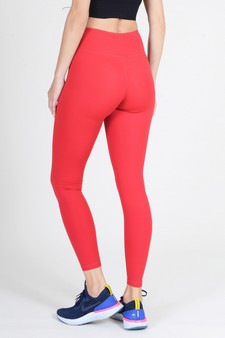 Women's Active Wear Leggings w/ Hidden Waistband Pocket style 4