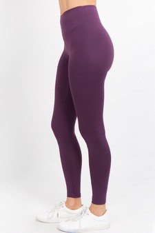 Women's Active Wear Leggings w/ Hidden Waistband Pocket style 2