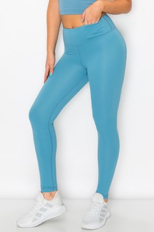 Women's Active Wear Leggings w/ Hidden Waistband Pocket style 2