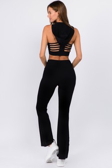 Women's High Rise Flare Yoga Activewear Pants style 3