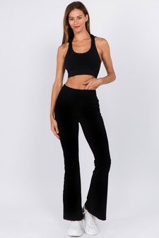 Women's High Rise Flare Yoga Activewear Pants style 5