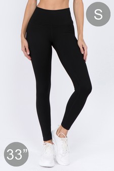Women's Buttery Soft Activewear Leggings for Tall Girls 33"  (Small only)