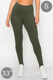 Women's Buttery Soft Activewear Leggings for Tall Girls 33" (Small only)