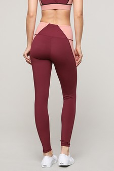 Women's Side Colorblock Activewear Leggings - TOP ACT639 style 3