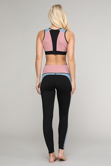 Women's Color Block Detail Activewear Leggings style 6