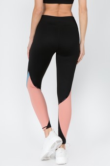 Women's Color Block Detail Activewear Leggings style 3