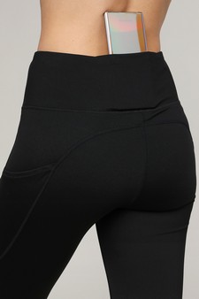 Women's High Waist Tech Pocket Activewear Leggings style 4