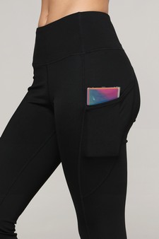 Women's High Waist Tech Pocket Activewear Leggings style 5