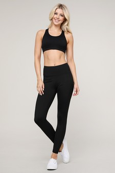 Women's High Waist Tech Pocket Activewear Leggings style 6