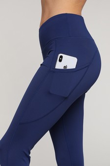 Women's High Waist Tech Pocket Activewear Leggings style 4