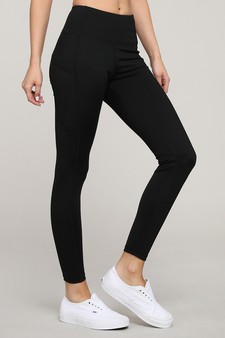 Women's High Waist Tech Pocket Activewear Leggings (Medium only) style 2